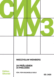Mieczyslaw Weinberg - 24 Preludes Sheet Music by Mieczyslaw Weinberg