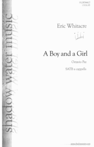 A Boy and a Girl Sheet Music by Eric Whitacre