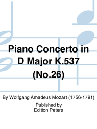 Piano Concerto in D Major K.537 (No. 26) Sheet Music by Wolfgang Amadeus Mozart