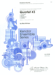 Quartet #3 Sheet Music by Bob Mintzer