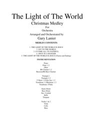 THE LIGHT OF THE WORLD - Christmas Medley (Orchestra and Parts) Sheet Music by Philip P. Bliss