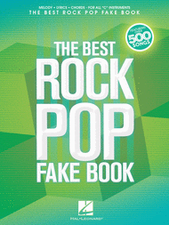 The Best Rock Pop Fake Book Sheet Music by Various