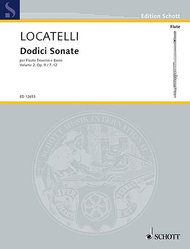 Dodici Sonate op. 2/7-12 Vol. 2 Sheet Music by Pietro Antonio Locatelli