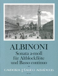 Sonata A minor Sheet Music by Tomaso Giovanni Albinoni