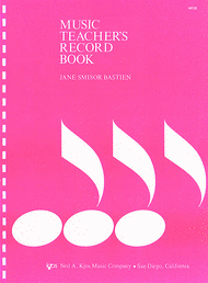 Music Teachers Record Book Sheet Music by Jane Smisor Bastien
