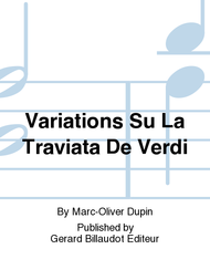 Variations su la Traviata de Verdi Sheet Music by Marc-Oliver Dupin