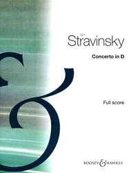 Concerto in D Sheet Music by Igor Stravinsky