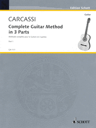 Complete Guitar Method - Volume 1 Sheet Music by Matteo Carcassi