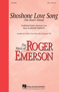 Shoshone Love Song Sheet Music by Roger Emerson