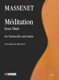 Meditation from 'Thais' for Violoncello and Guitar Sheet Music by Jules Massenet