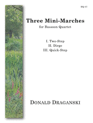 Three Mini-Marches for Bassoon Quartet Sheet Music by Draganski
