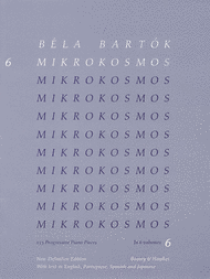 Mikrokosmos - Volume 6 (Blue) Sheet Music by Bela Bartok