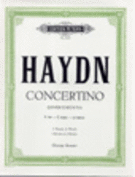 Concertino in C Hob.XIV/3 Sheet Music by Franz Joseph Haydn