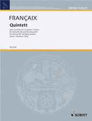 Quintete Sheet Music by Jean Francaix