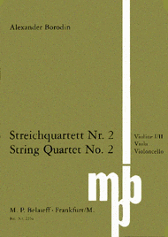 String Quartet No.2 Sheet Music by Alexander Borodin