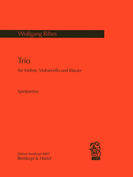 Trio Sheet Music by Wolfgang Rihm