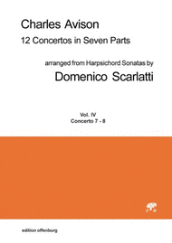 Concerto 7 & 8 (score) Sheet Music by Avison / D.Scarlatti