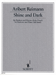 Shine and Dark Sheet Music by Aribert Reimann