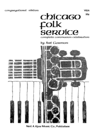 Chicago Folk Service-Congregational Edition Sheet Music by Arthur Gorman