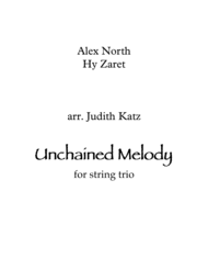 Unchained Melody - for string trio Sheet Music by The Righteous Brothers