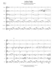 Arabian Nights (for Flute Choir) Sheet Music by Alan Menken