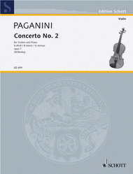 Concerto No. 2 B Minor op. 7 Sheet Music by Nicolo Paganini