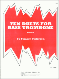 Ten Duets For Bass Trombone Sheet Music by Pederson