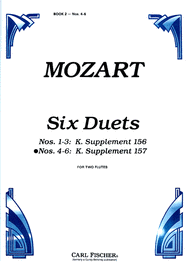 Six Duets Sheet Music by Wolfgang Amadeus Mozart