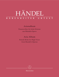 Aria Albums from Handel's Operas Sheet Music by George Frideric Handel