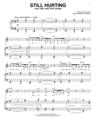Still Hurting (from The Last 5 Years) Sheet Music by Jason Robert Brown