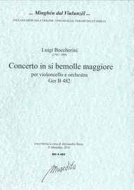 Cello concerto in B flat major G 482 Sheet Music by Luigi Boccherini