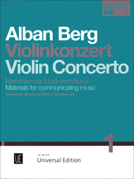 Alban Berg: Violin Concerto Sheet Music by Alban Berg