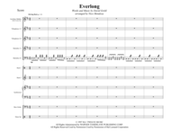 Everlong (arranged for percussion ensemble) Sheet Music by Foo Fighters