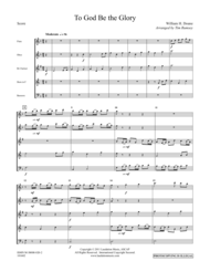 To God Be the Glory Sheet Music by William H. Doane