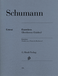 Exercises - Studies in Form of Free Variations on a Theme by Beethoven Anh. F 25 Sheet Music by Robert Schumann