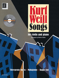 Kurt Weill Songs Sheet Music by Kurt Weill