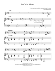In Christ Alone (treble C instrument solo) Sheet Music by Avalon