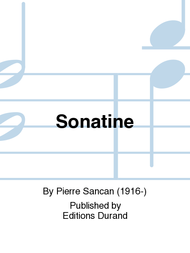 Sonatine Sheet Music by Pierre Sancan