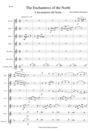 The Enchantress of the North (Incantatrice del Norte) for flute choir (Piccolo
