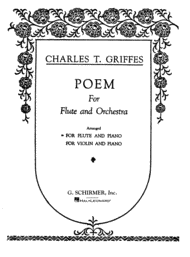 Poem Sheet Music by Charles Tomlinson Griffes