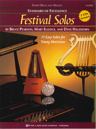 Standard of Excellence: Festival Solos-Drums & Mallet Percussion Sheet Music by Bruce Pearson