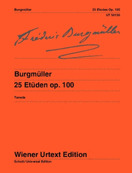 25 Etudes Sheet Music by Johann Burgmuller