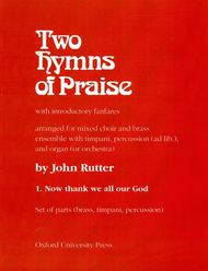 Now Thank We All Our God Sheet Music by John Rutter