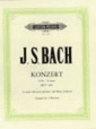 Keyboard Concerto No. 2 in E Major (BWV 1053) Sheet Music by Johann Sebastian Bach