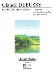 Rapsodie Sheet Music by Claude Debussy