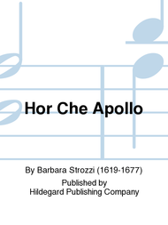 Hor Che Apollo Sheet Music by Barbara Strozzi