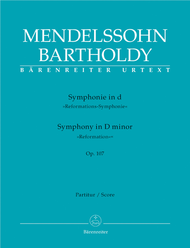 Symphony d minor op. 107 'Reformation Symphony' Sheet Music by Felix Bartholdy Mendelssohn