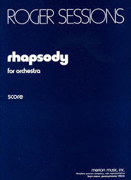 Rhapsody Sheet Music by Roger Huntington Sessions
