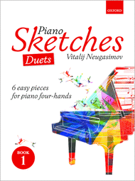 Piano Sketches Duets Book 1 Sheet Music by Vitalij Neugasimov