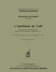Apotheose de Lully Sheet Music by Francois Couperin